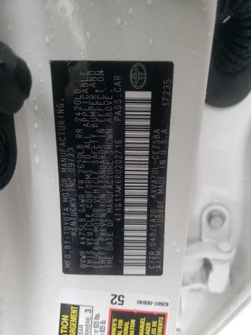 4T1G11AK6RU202716 - 2024 TOYOTA CAMRY SE NIGHT SHADE WHITE photo 12