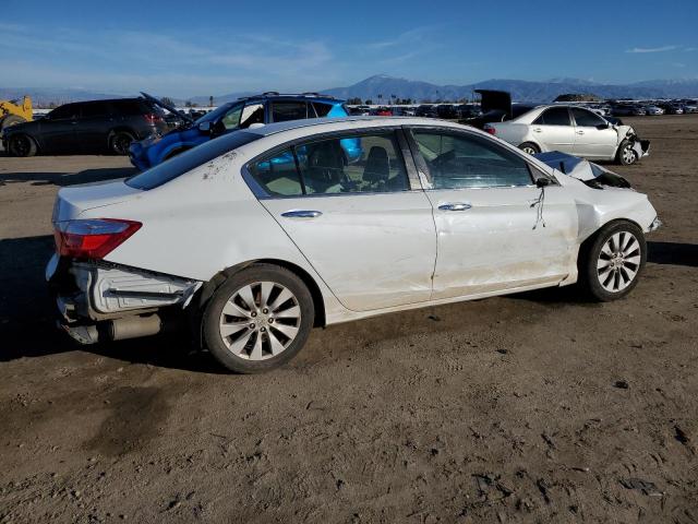 1HGCR2F86FA066262 - 2015 HONDA ACCORD EXL WHITE photo 3