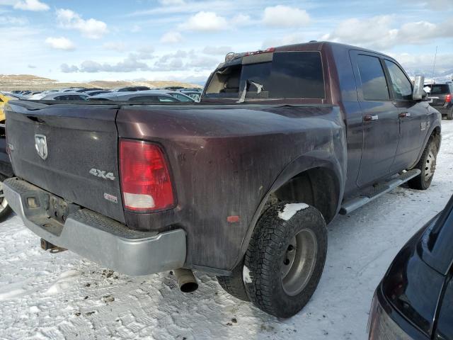 3C63DRML4CG184232 - 2012 DODGE RAM 3500 LARAMIE BURGUNDY photo 3