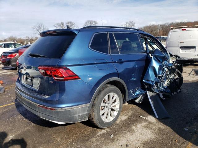 3VV3B7AX6JM050395 - 2018 VOLKSWAGEN TIGUAN SE BLUE photo 3