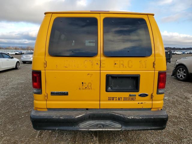 1FTNE2EL0ADA79458 - 2010 FORD ECONOLINE E250 VAN YELLOW photo 6