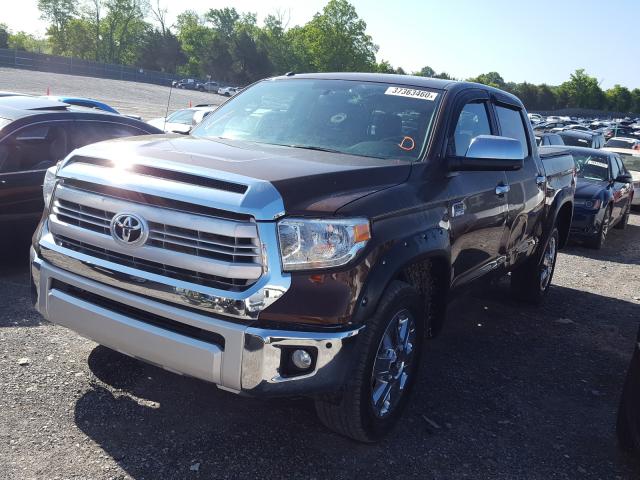 5TFAY5F16EX368465 - 2014 TOYOTA TUNDRA CREWMAX PLATINUM  photo 2