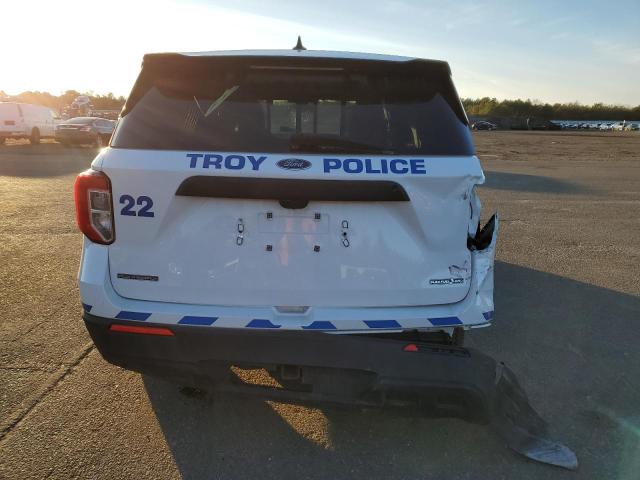 1FM5K8AB2LGB83911 - 2020 FORD EXPLORER POLICE INTERCEPTOR WHITE photo 6