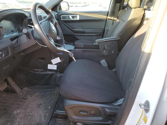 1FM5K8AB2LGB83911 - 2020 FORD EXPLORER POLICE INTERCEPTOR WHITE photo 7
