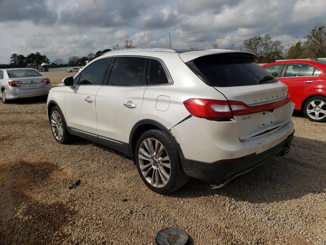 2LMTJ6LR7GBL22831 - 2016 LINCOLN MKX RESERVE WHITE photo 2