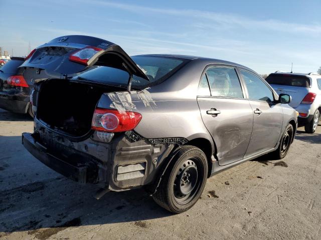 5YFBU4EE4DP145983 - 2013 TOYOTA COROLLA BASE GRAY photo 3