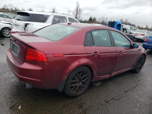 19UUA66295A062946 - 2005 ACURA TL RED photo 3