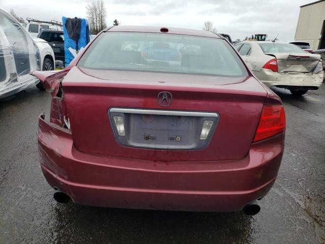 19UUA66295A062946 - 2005 ACURA TL RED photo 6