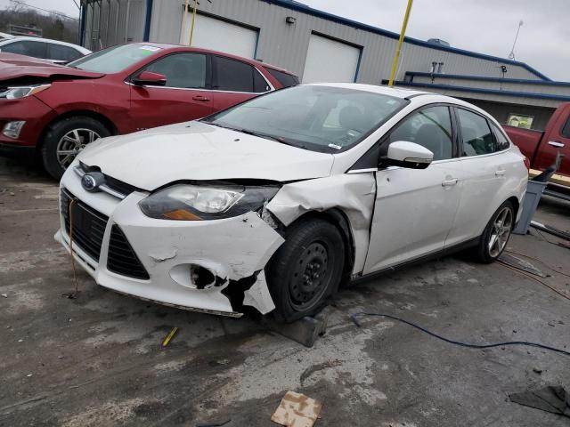 1FADP3J23EL233395 - 2014 FORD FOCUS TITANIUM WHITE photo 1