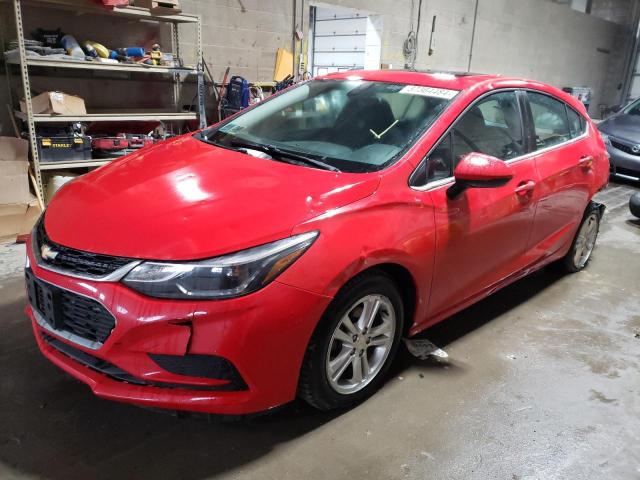 3G1BE6SM5JS568633 - 2018 CHEVROLET CRUZE LT RED photo 1