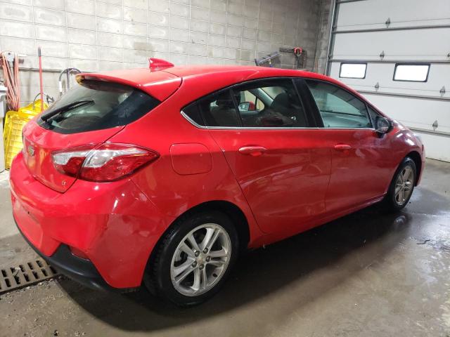 3G1BE6SM5JS568633 - 2018 CHEVROLET CRUZE LT RED photo 3