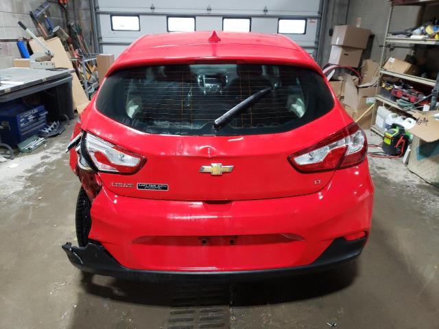 3G1BE6SM5JS568633 - 2018 CHEVROLET CRUZE LT RED photo 6