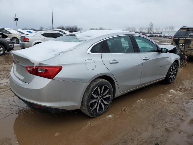 1G1ZE5STXHF286535 - 2017 CHEVROLET MALIBU LT SILVER photo 3