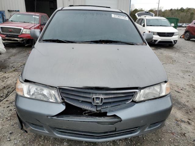 5FNRL18672B026273 - 2002 HONDA ODYSSEY EX GRAY photo 5