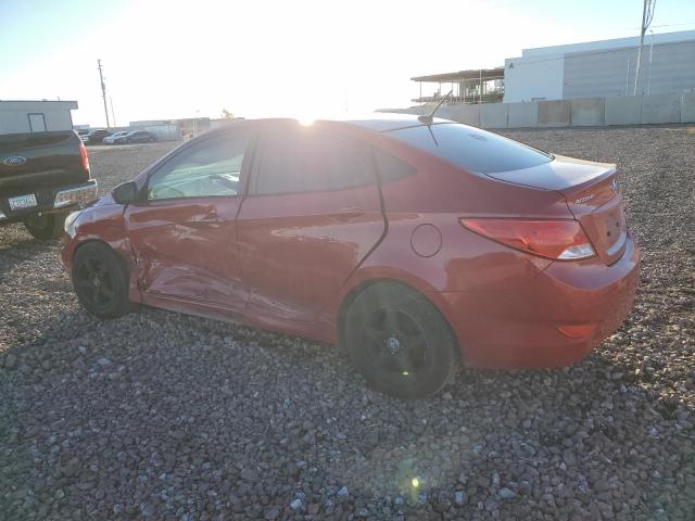 KMHCT4AE5GU000810 - 2016 HYUNDAI ACCENT SE RED photo 2