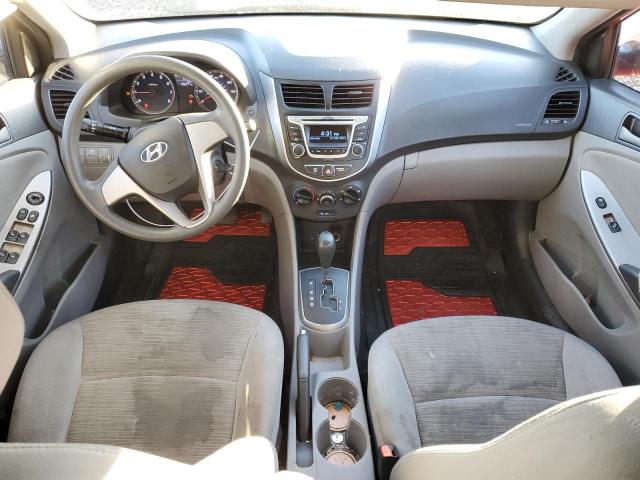 KMHCT4AE5GU000810 - 2016 HYUNDAI ACCENT SE RED photo 8