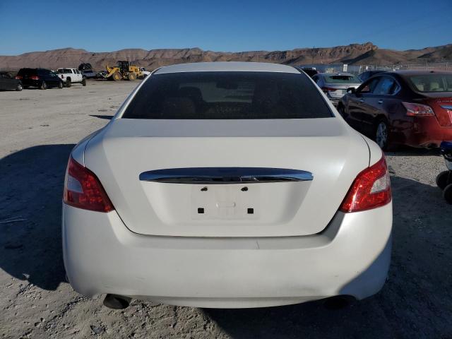 1N4AA51E19C820758 - 2009 NISSAN MAXIMA S WHITE photo 6