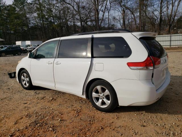 5TDKK3DCXBS175042 - 2011 TOYOTA SIENNA LE WHITE photo 2