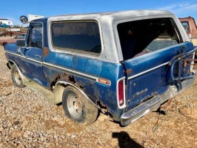 U15SLEE9962 - 1979 FORD BRONCO BLUE photo 3