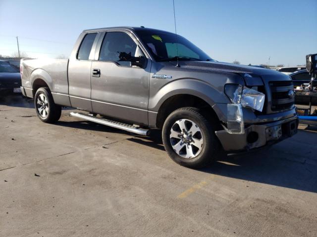 1FTFX1CF5DFB19032 - 2013 FORD F150 SUPER CAB GRAY photo 4