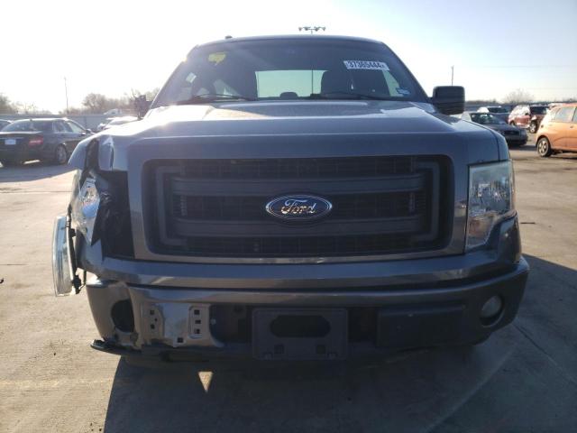 1FTFX1CF5DFB19032 - 2013 FORD F150 SUPER CAB GRAY photo 5