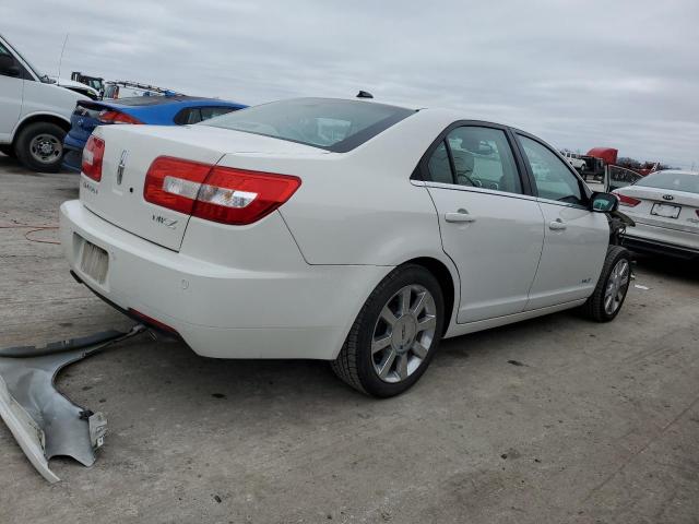 3LNHM26T18R625695 - 2008 LINCOLN MKZ WHITE photo 3