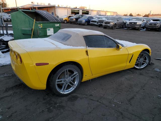 1G1YY36U875115314 - 2007 CHEVROLET CORVETTE YELLOW photo 3