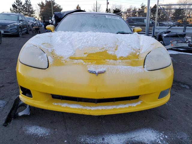 1G1YY36U875115314 - 2007 CHEVROLET CORVETTE YELLOW photo 5