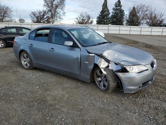 WBANE53537CW60700 - 2007 BMW 525 I GRAY photo 4