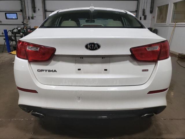 KNAGM4A74F5527425 - 2015 KIA OPTIMA LX WHITE photo 6