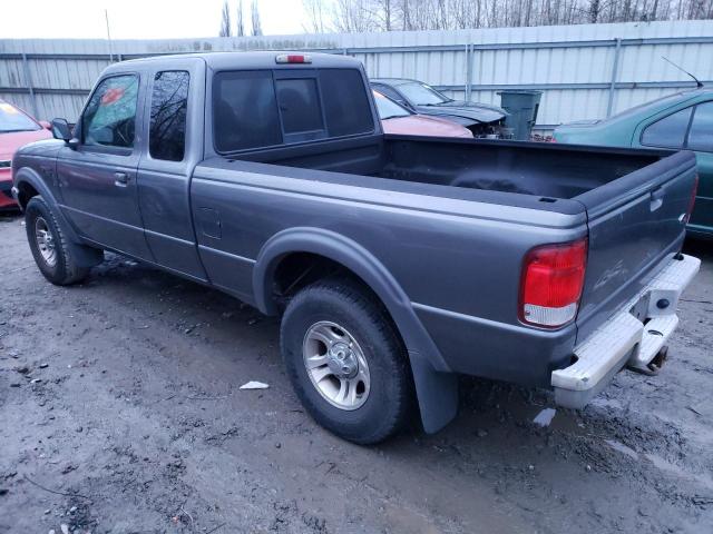 1FTZR15X7YPA93367 - 2000 FORD RANGER SUPER CAB GRAY photo 2