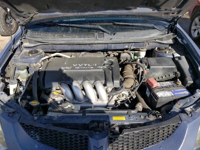 5Y2SN62L34Z468973 - 2004 PONTIAC VIBE GT BLUE photo 12