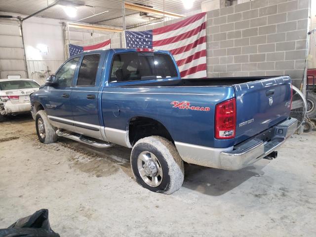 3D7KS28CX5G763276 - 2005 DODGE RAM 2500 ST Mavi foto 2