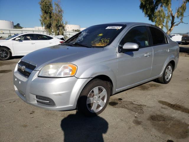 KL1TD5DE0BB219737 - 2011 CHEVROLET AVEO LS ვერცხლისფერი ფოტო 2