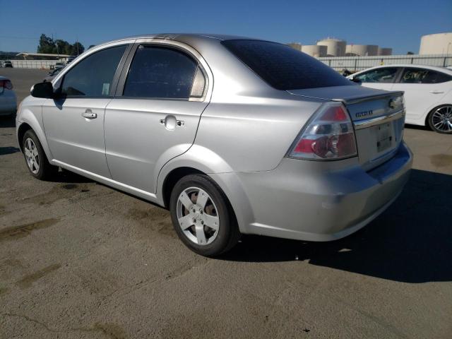 KL1TD5DE0BB219737 - 2011 CHEVROLET AVEO LS ვერცხლისფერი ფოტო 3