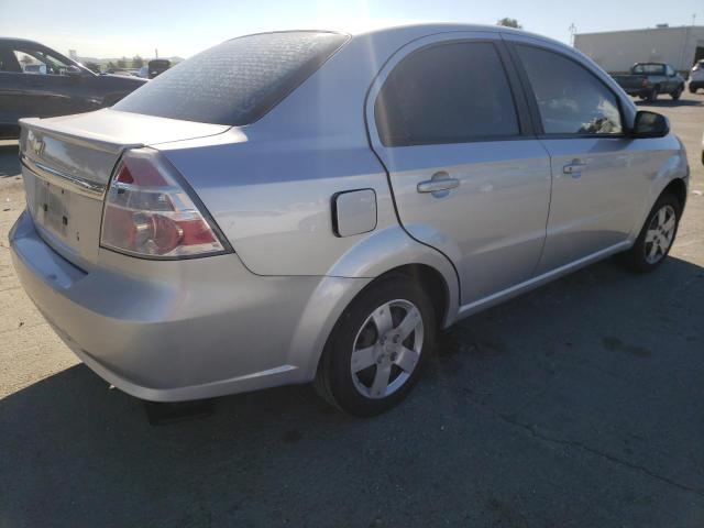 KL1TD5DE0BB219737 - 2011 CHEVROLET AVEO LS ვერცხლისფერი ფოტო 4