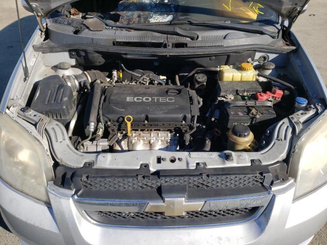 KL1TD5DE0BB219737 - 2011 CHEVROLET AVEO LS ვერცხლისფერი ფოტო 7