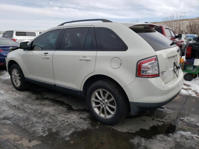 2FMDK48C59BB01818 - 2009 FORD EDGE SEL WHITE photo 2