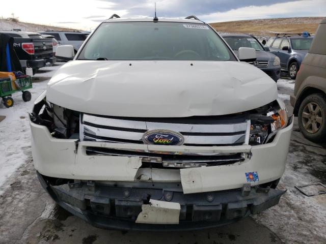 2FMDK48C59BB01818 - 2009 FORD EDGE SEL WHITE photo 5