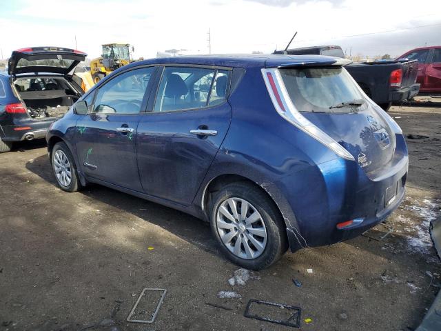 1N4BZ0CP8HC303891 - 2017 NISSAN LEAF S BLUE photo 2