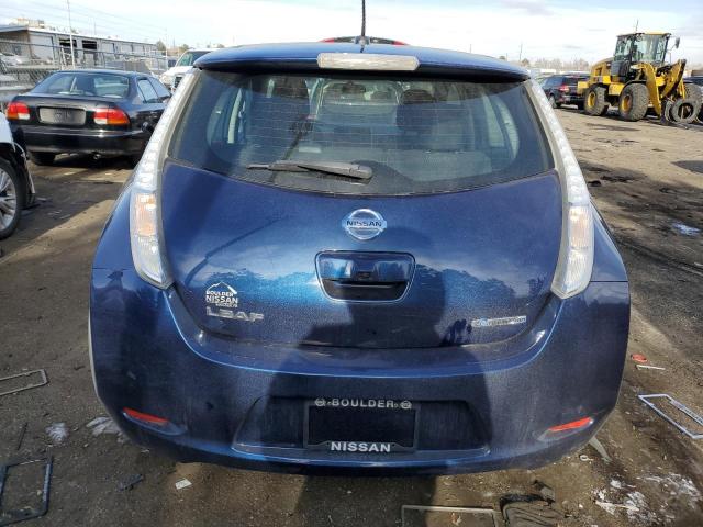 1N4BZ0CP8HC303891 - 2017 NISSAN LEAF S BLUE photo 6