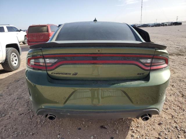 2C3CDXMG6PH577045 - 2023 DODGE CHARGER GT GREEN photo 6