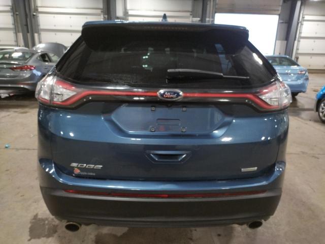 2FMPK3G97JBB59141 - 2018 FORD EDGE SE BLUE photo 6