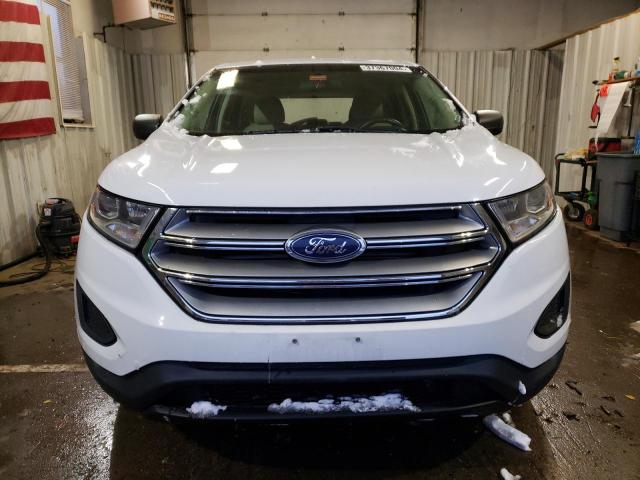 2FMTK4G81FBB39650 - 2015 FORD EDGE SE WHITE photo 5