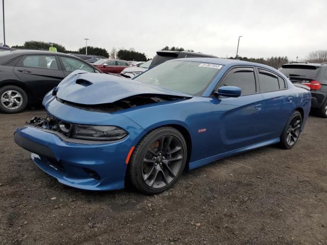 2C3CDXGJ9MH620344 - 2021 DODGE CHARGER SCAT PACK BLUE photo 1