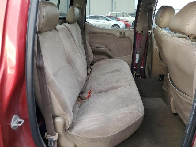 5TEGN92N02Z057797 - 2002 TOYOTA TACOMA DOUBLE CAB PRERUNNER BURGUNDY photo 10