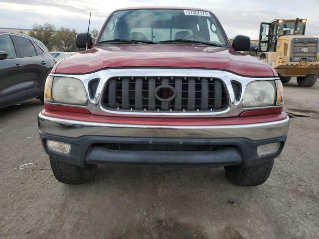 5TEGN92N02Z057797 - 2002 TOYOTA TACOMA DOUBLE CAB PRERUNNER BURGUNDY photo 5
