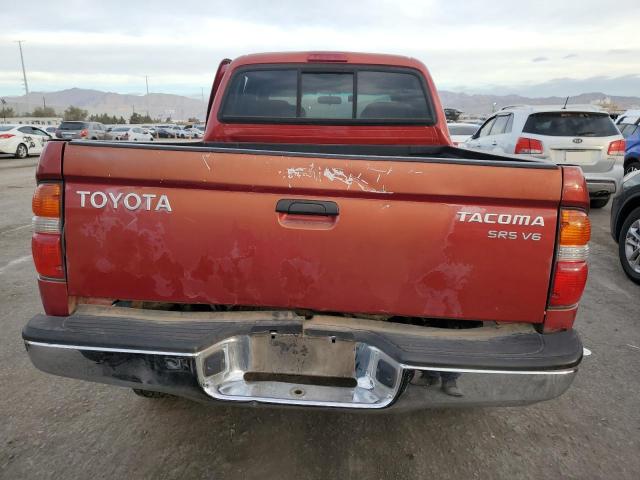 5TEGN92N02Z057797 - 2002 TOYOTA TACOMA DOUBLE CAB PRERUNNER BURGUNDY photo 6
