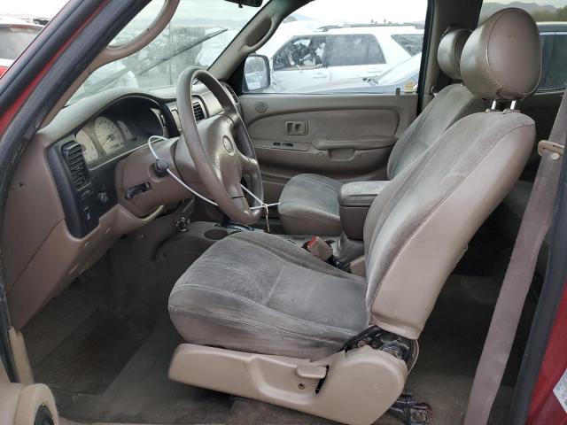 5TEGN92N02Z057797 - 2002 TOYOTA TACOMA DOUBLE CAB PRERUNNER BURGUNDY photo 7