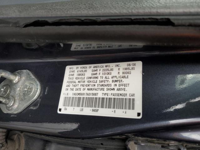 1HGCM56817A015687 - 2007 HONDA ACCORD EX GRAY photo 12